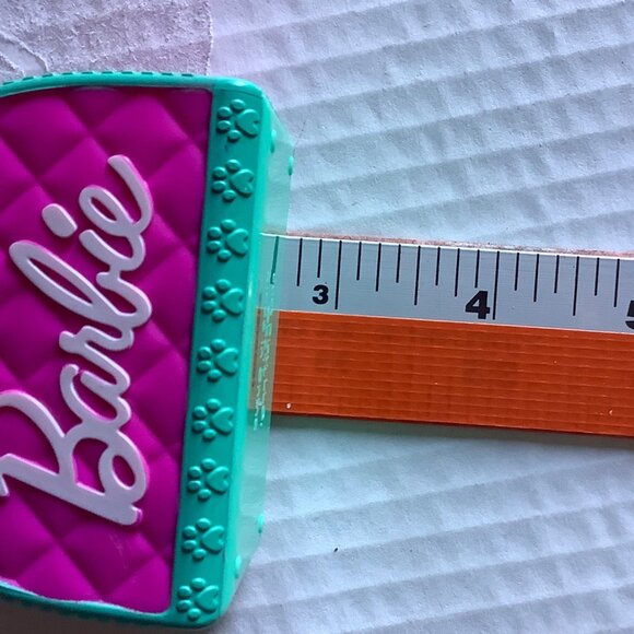 Barbie Pink Carrier Purse Plastic Toy For Dolls Just Play LLC 2017 2.75" x 2.75" - Picture 5 of 5